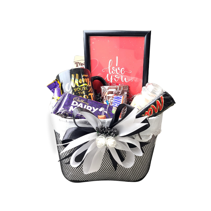 Black Noir Nostalgia Nest Gift Basket
