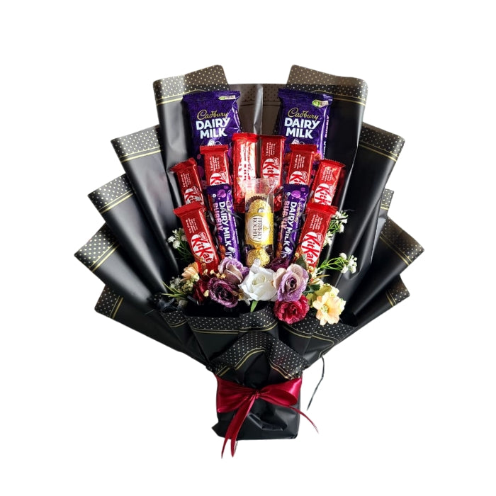 Floral Indulgence Chocolate Bouquet