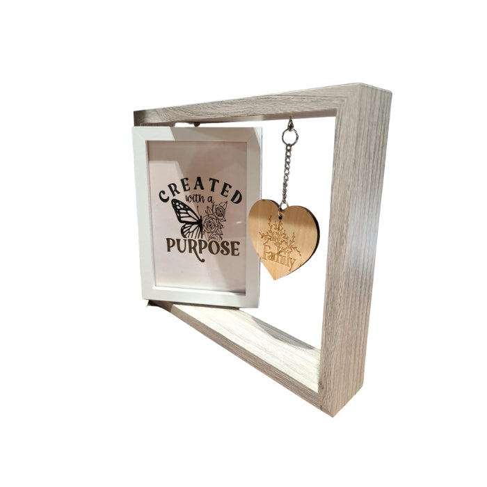 Hanging Heart Photo Frame