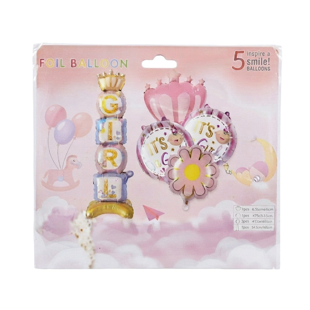 It's A Girl Foil Ballon
