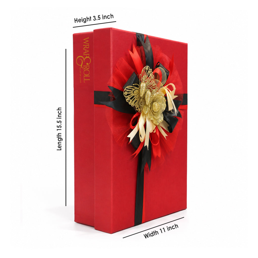 Luxury Red, Black & Gold Gift Box