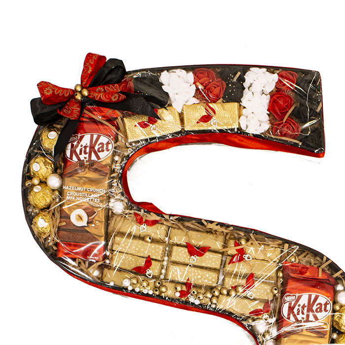 Luxurious Chocolate Letter A Gift Box