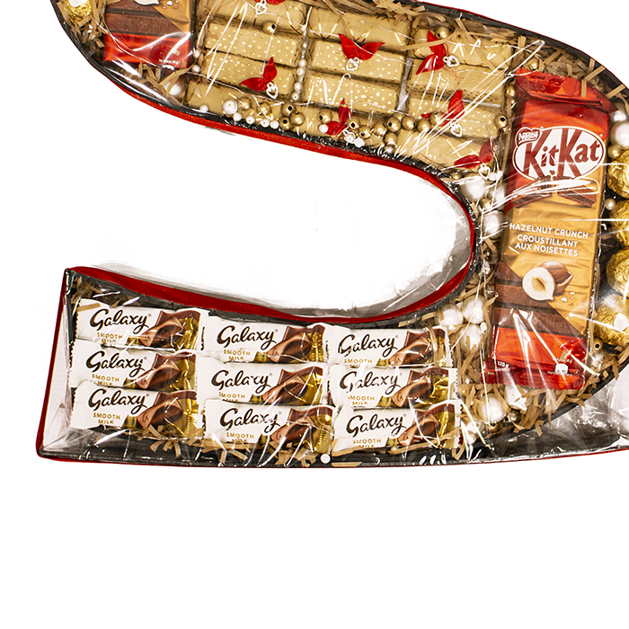 Luxurious Chocolate Letter A Gift Box