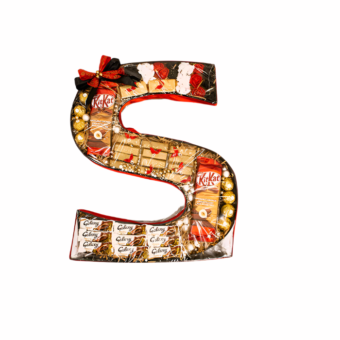 Luxurious Chocolate Letter A Gift Box