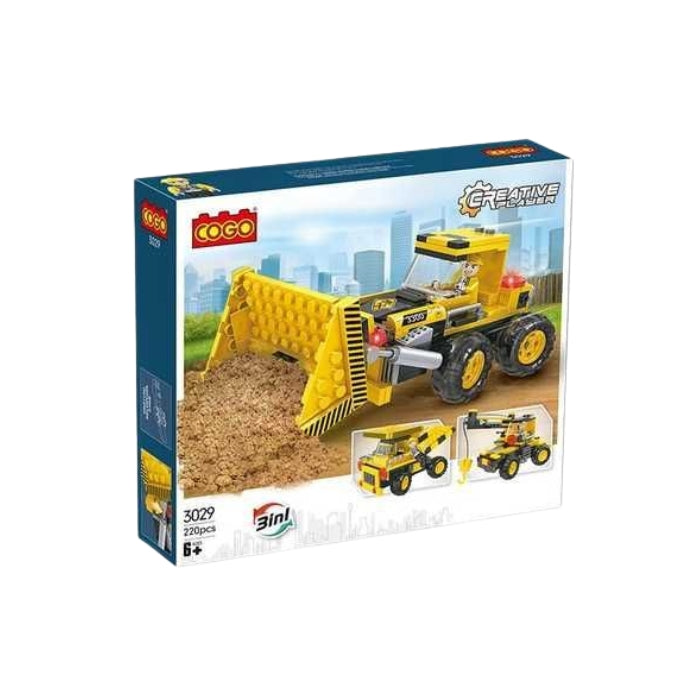 Cogo Creative Player - Bulldozer 220pcs 3029