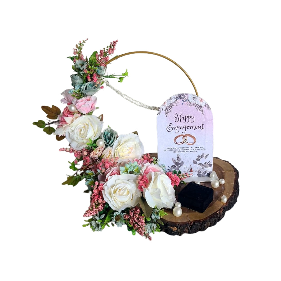 Luxury Wooden Engagement Ring Platter