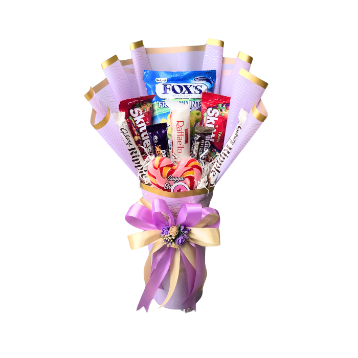 Violet Indulgence Chocolate Bouquet