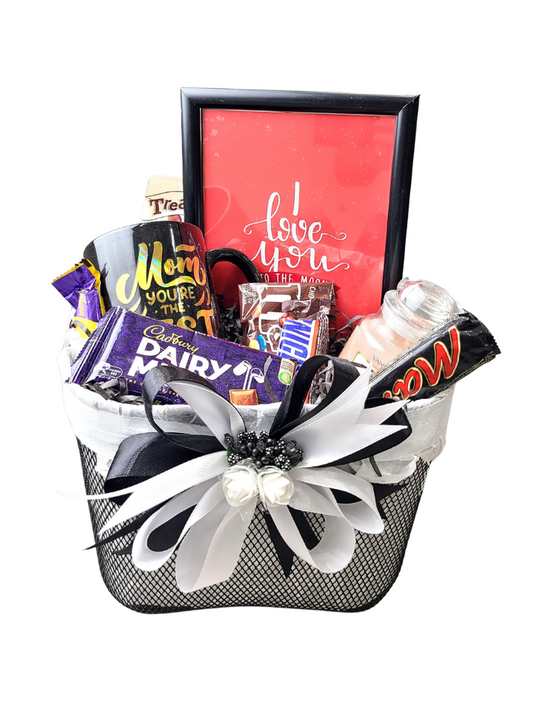 Black Noir Nostalgia Nest Gift Basket