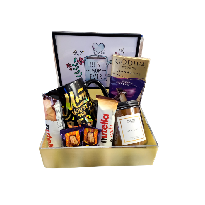 Golden Grace Acrylic Gift Box