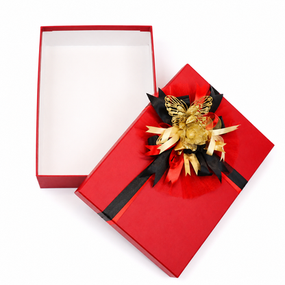 Luxury Red, Black & Gold Gift Box