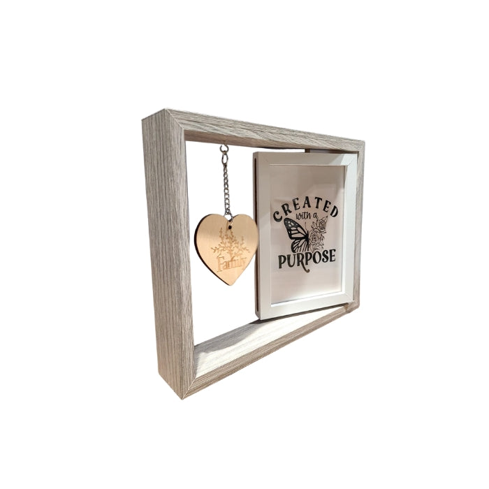 Hanging Heart Photo Frame