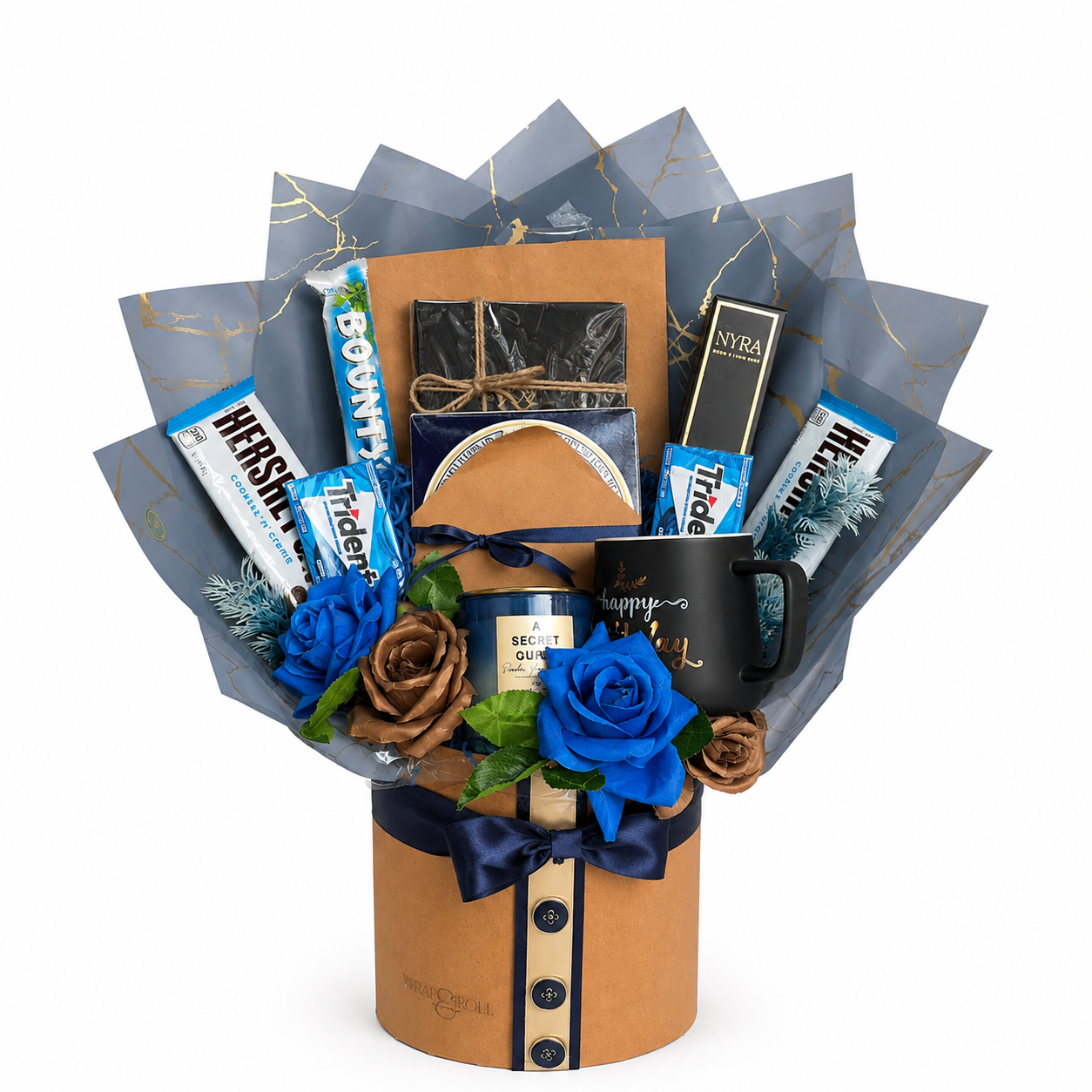 Luxury Blue & Gold Gift Hamper