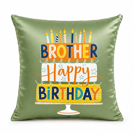 Happy Birthday Brother Cushion