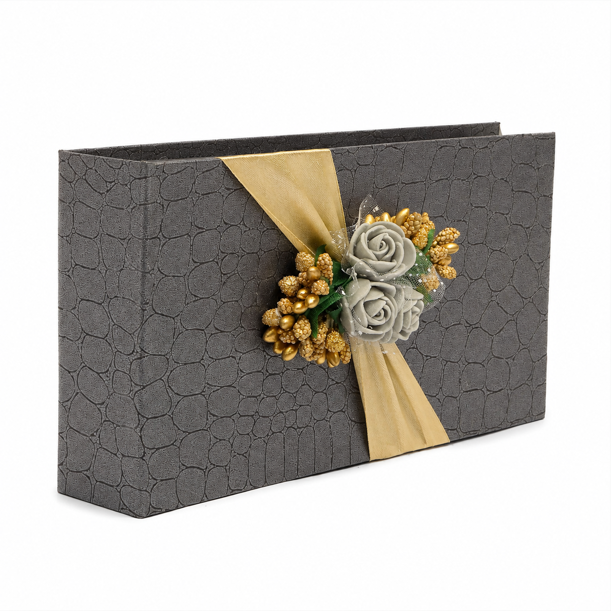 Luxury Grey & Gold Money Folder