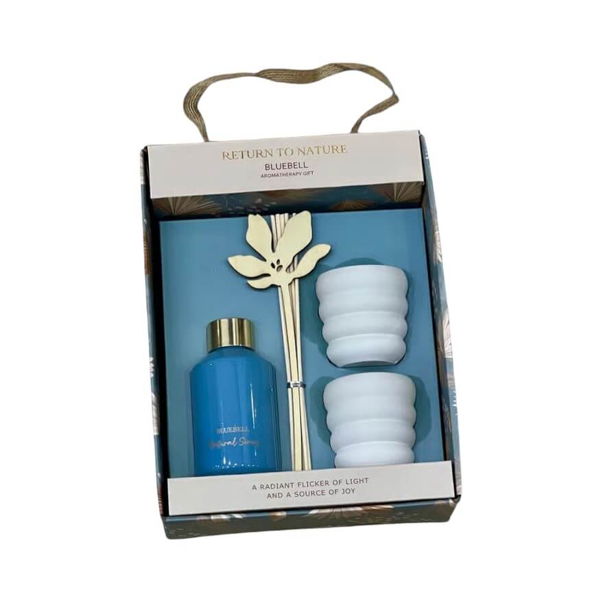 Return to Nature Aromatherapy Gift Set | 2 Candles & Diffuser