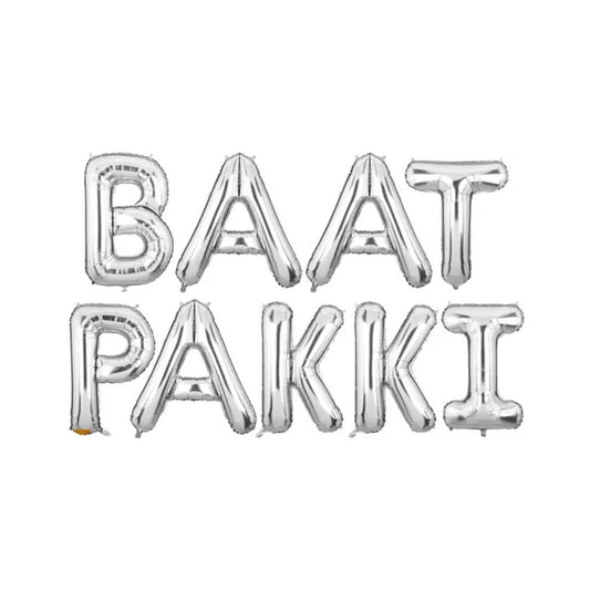 Baat Pakki Foil Balloons