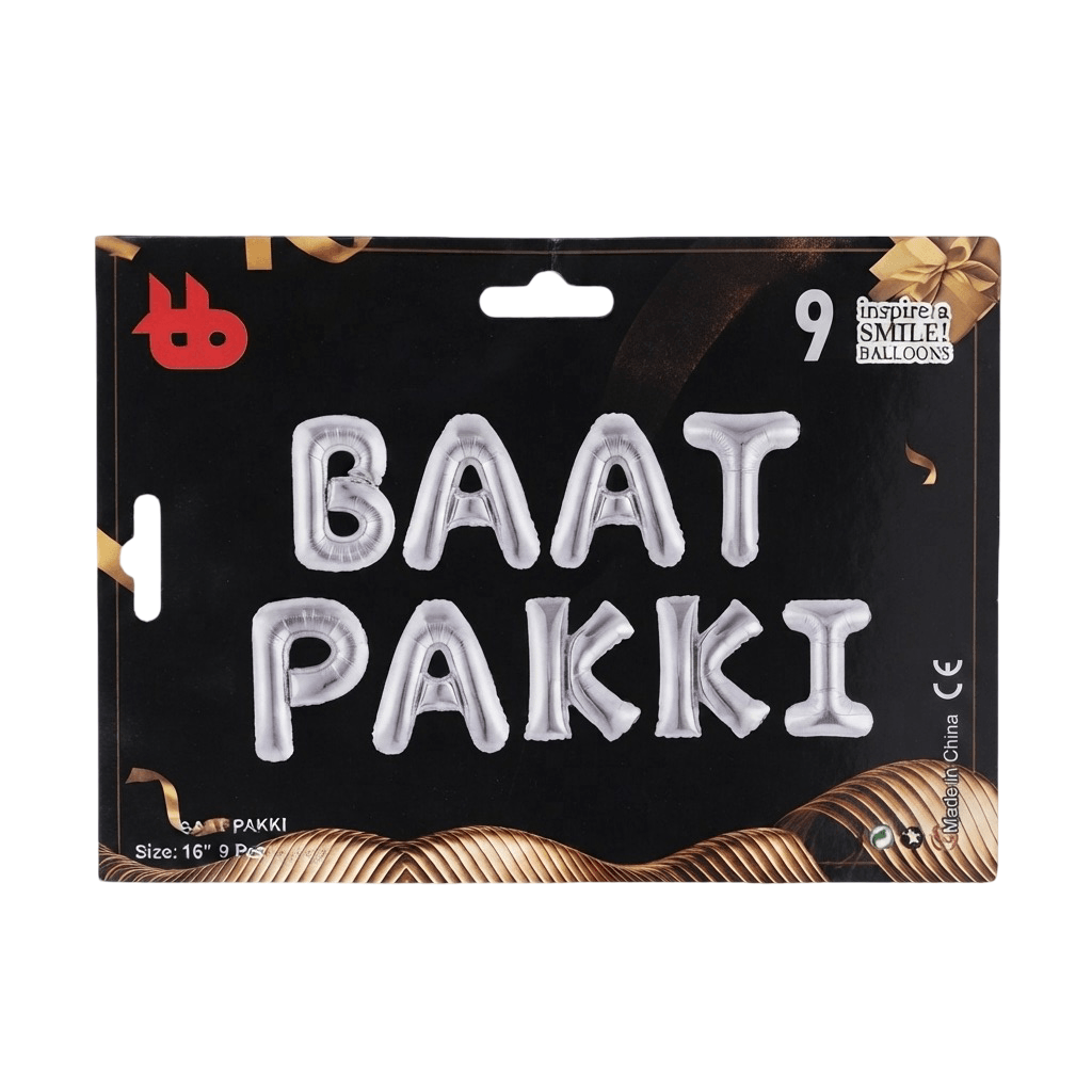 Baat Pakki Foil Balloons