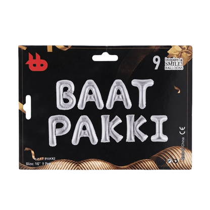 Baat Pakki Foil Balloons