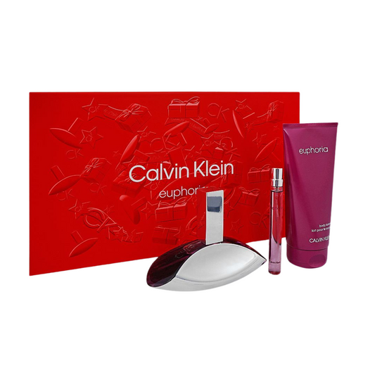 Calvin Klein Euphoria Ladies  EDP100+EDP10+ BL200 SET