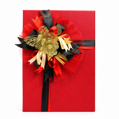 Luxury Red, Black & Gold Gift Box