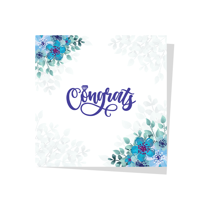 Congrats Greeting Card Wrap & Roll