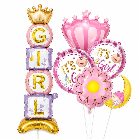 It's A Girl Foil Ballon
