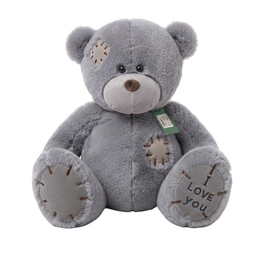 Gray Medium I Love You Bear