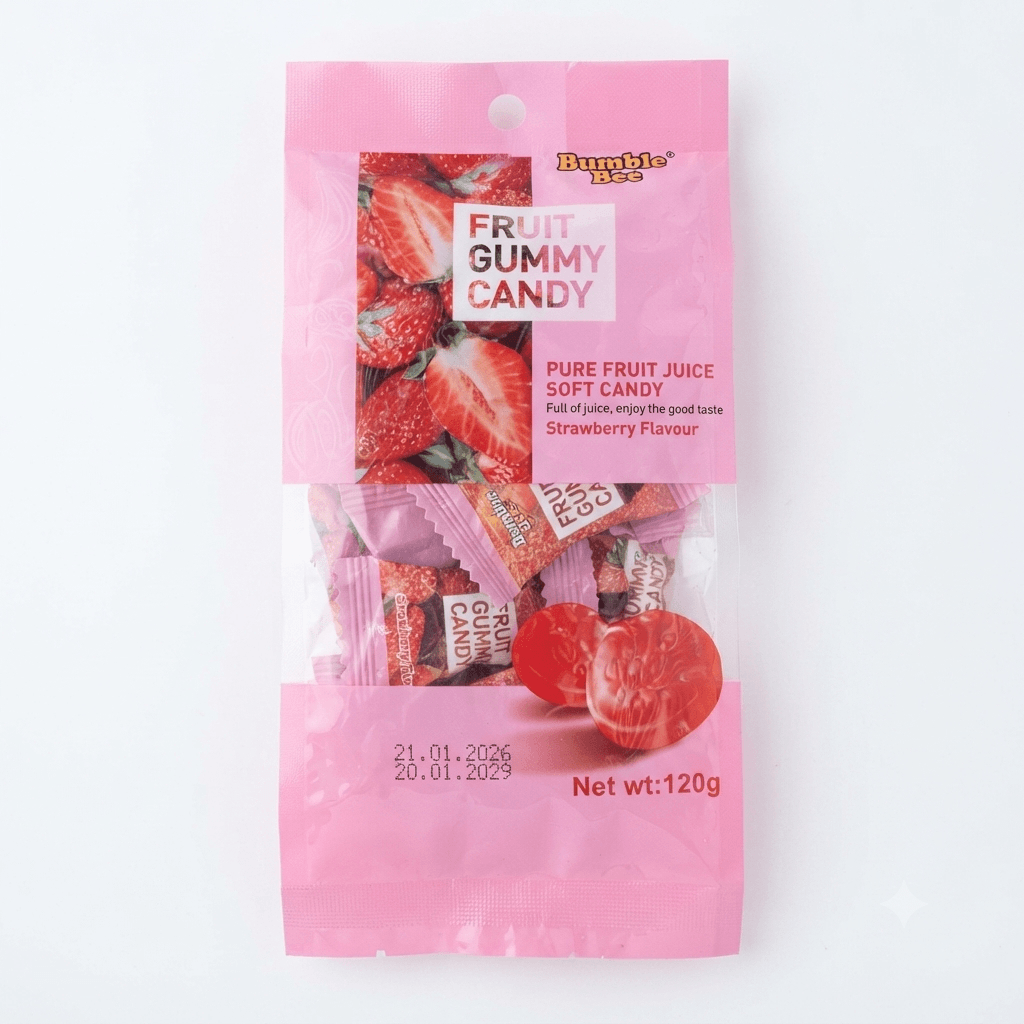 Bumble Bee - Fruit Gummy Candy Strawberry Flavour