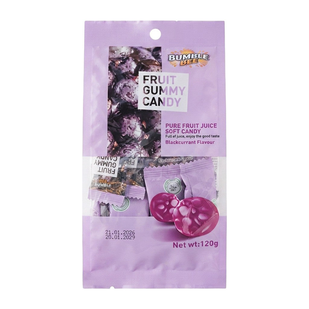 Bumble Bee - Fruit Gummy Candy Blackcurrant Flavour