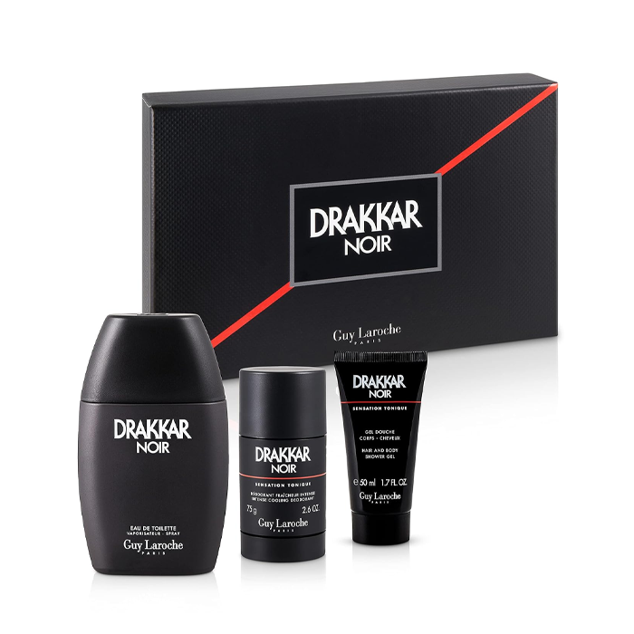 Guy Laroche Drakkar Noir 3 Piece Gift Set for Him