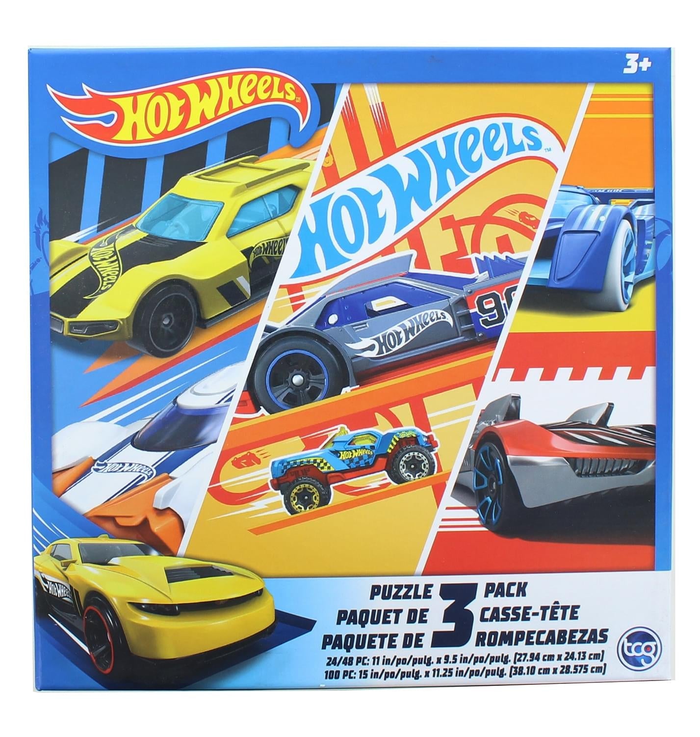 Hot Wheels Puzzle 3 Pack 0851
