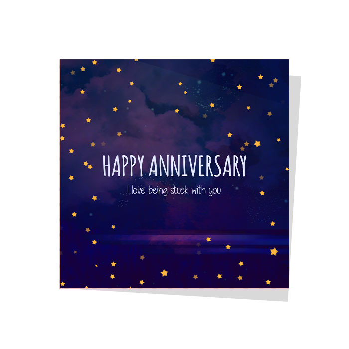 Happy Anniversary Greeting Card Wrap & Roll