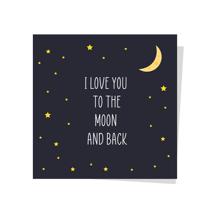 Love you to the Moon & Back Wrap & Roll