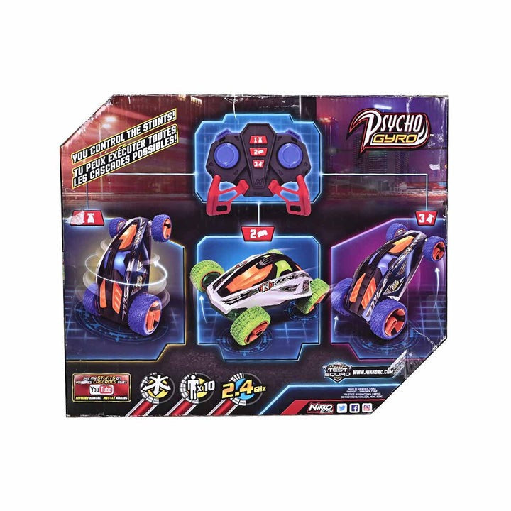 Nikko Psycho Gyro Pro Stunt RC Car 90250