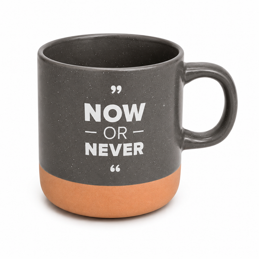 Now Or Never Mug