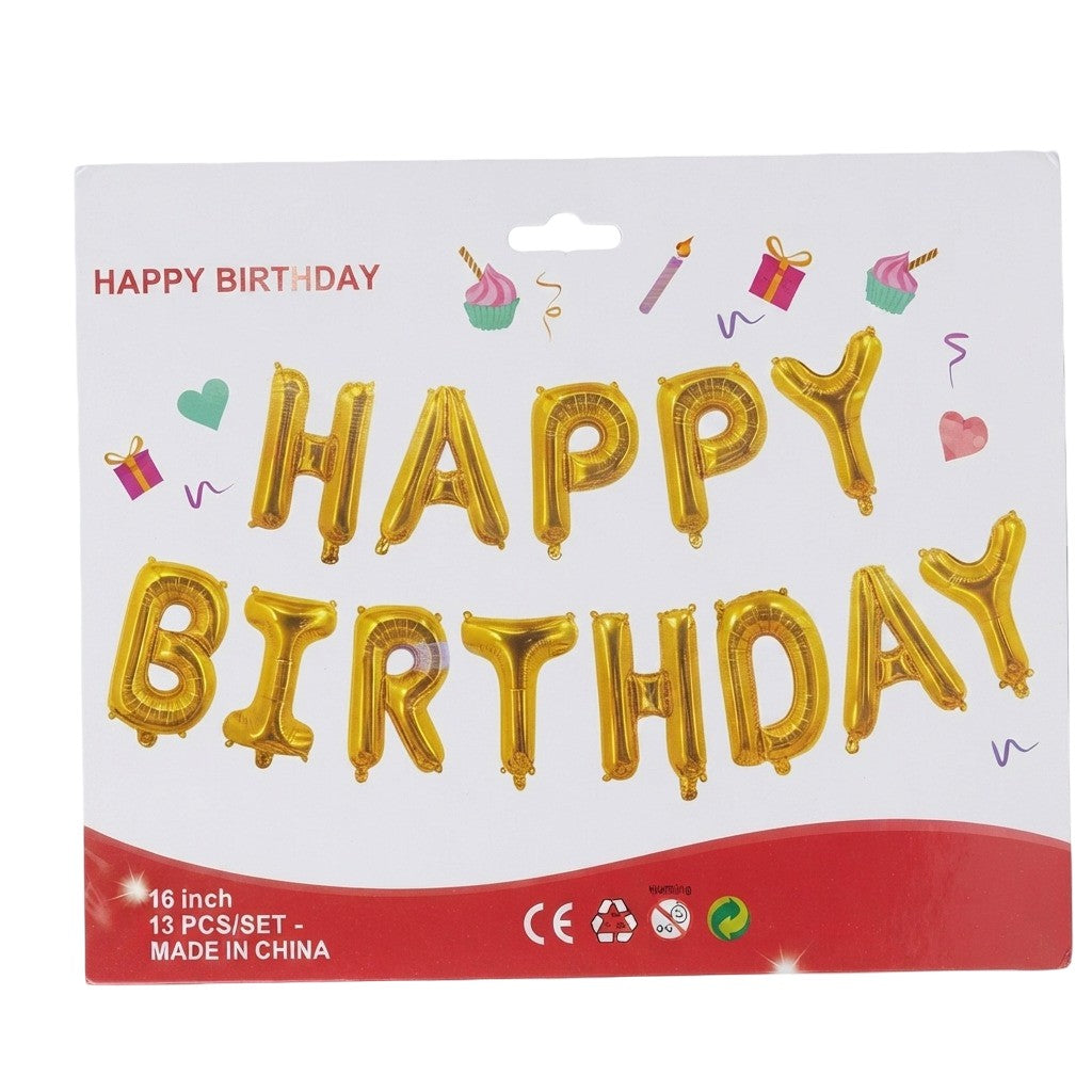 Happy Birthday Foil Balloons