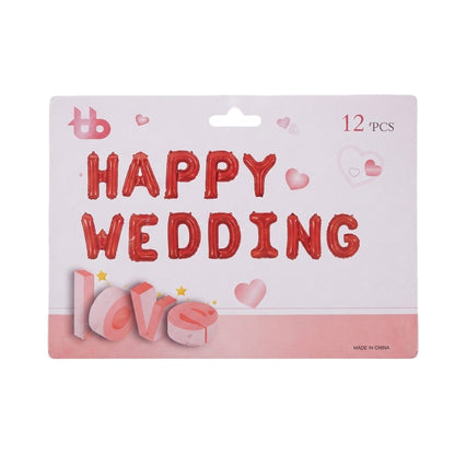 Happy Wedding Foil Balloons