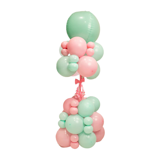 Pastel Elegance Balloon Tower