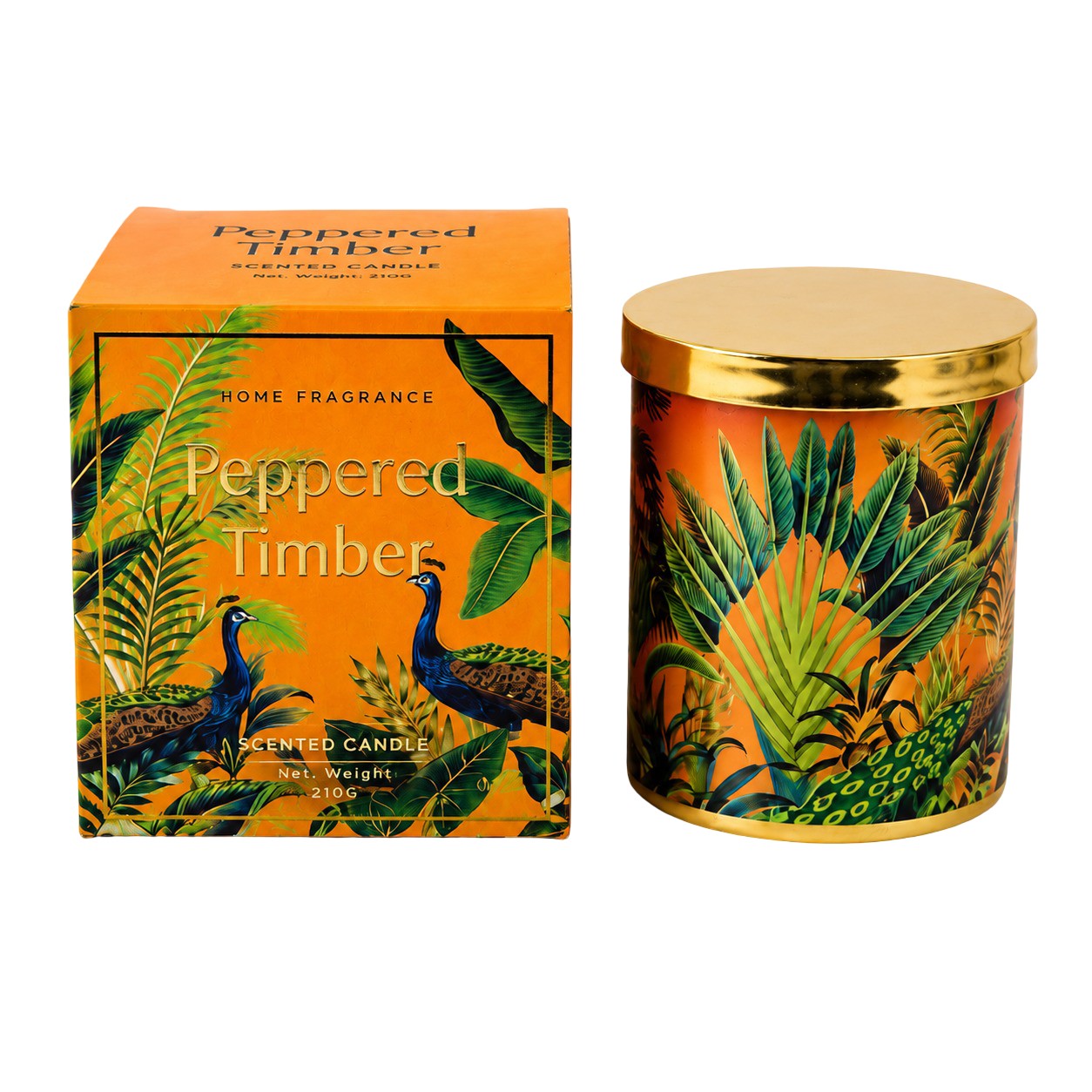 Peppered Timber Scented Candle