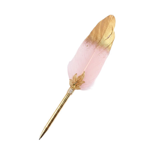 Nikkah Golden Pink Signature Feather Pen