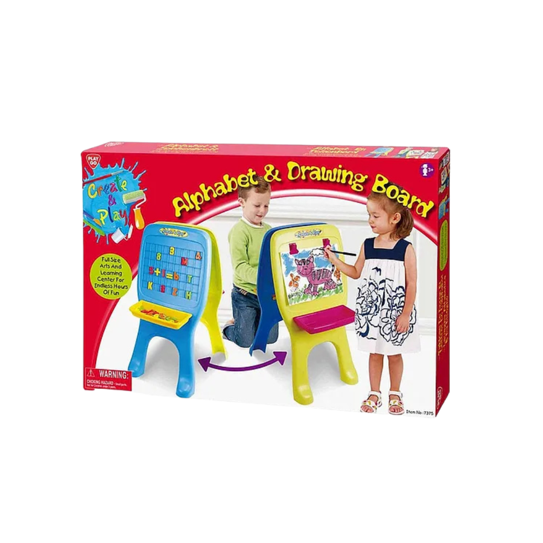 PlayGo - Alphabet & Drawing Board 7375 57pcs