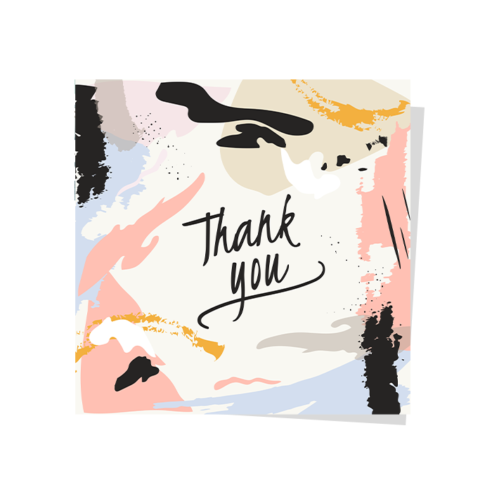 Thankyou Greeting Card Wrap & Roll