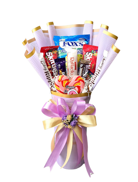 Violet Indulgence Chocolate Bouquet