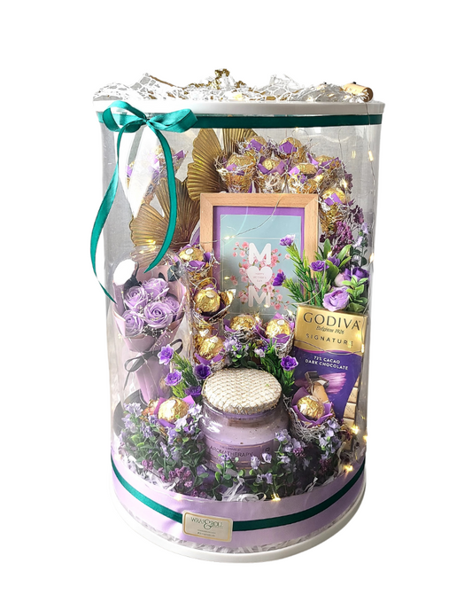 Purple Grace Acrylic Gift Box