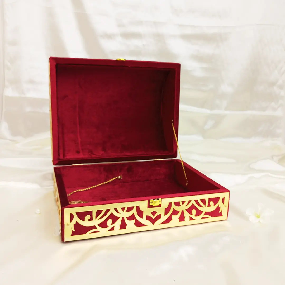 Wedding Card Box Red