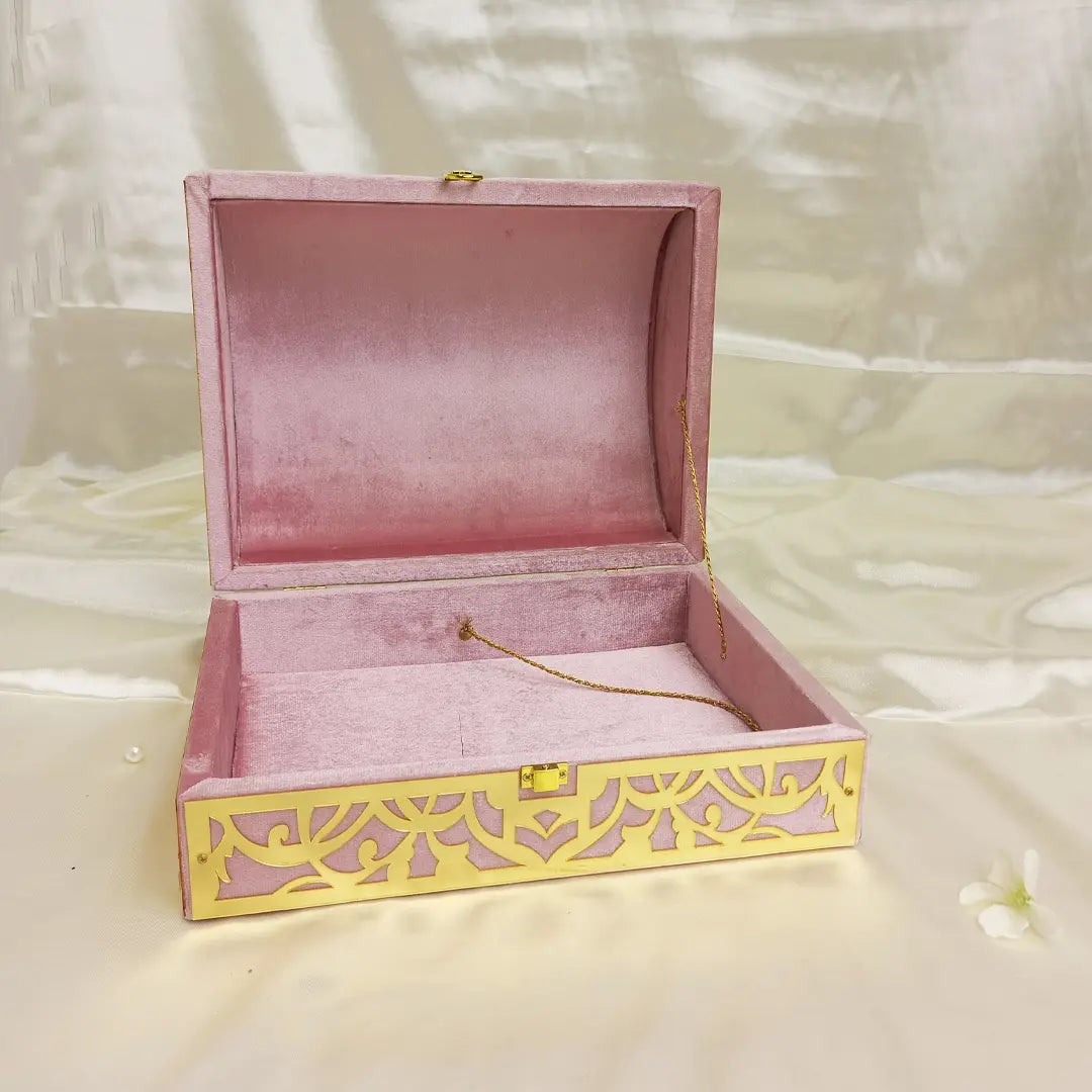 Wedding Card Box Pink