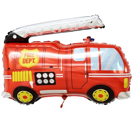 Fire Truck Foil Ballon