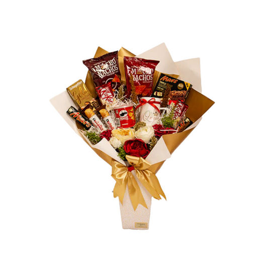 White & Gold Deluxe Hamper