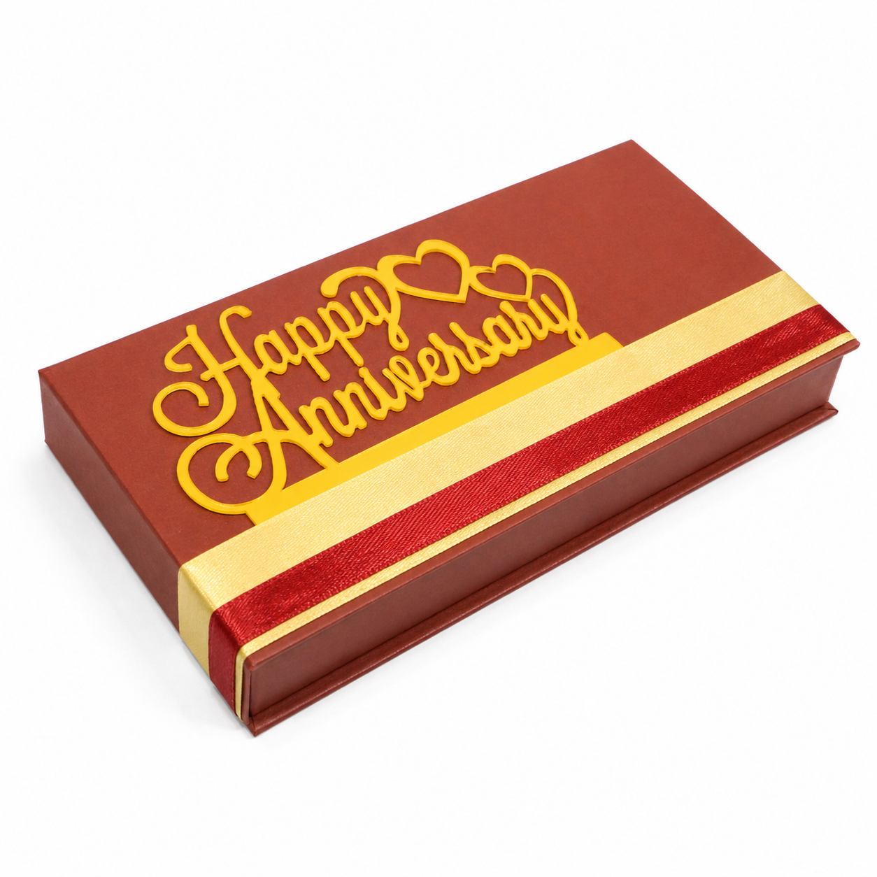 Luxury Red & Gold Anniversary Money Folder