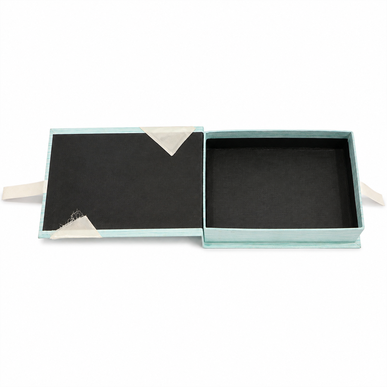 Luxury Aqua Blue & White Money Folder